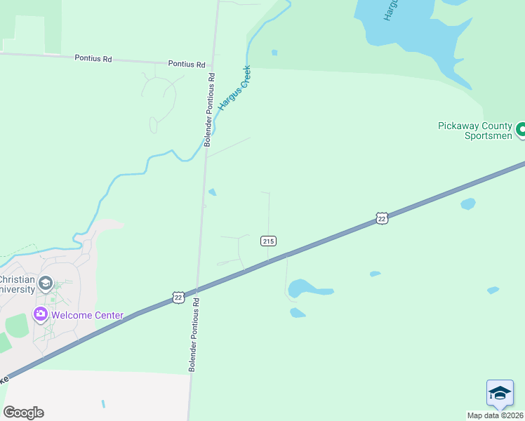 map of restaurants, bars, coffee shops, grocery stores, and more near 21455 McCoy Rd in Circleville