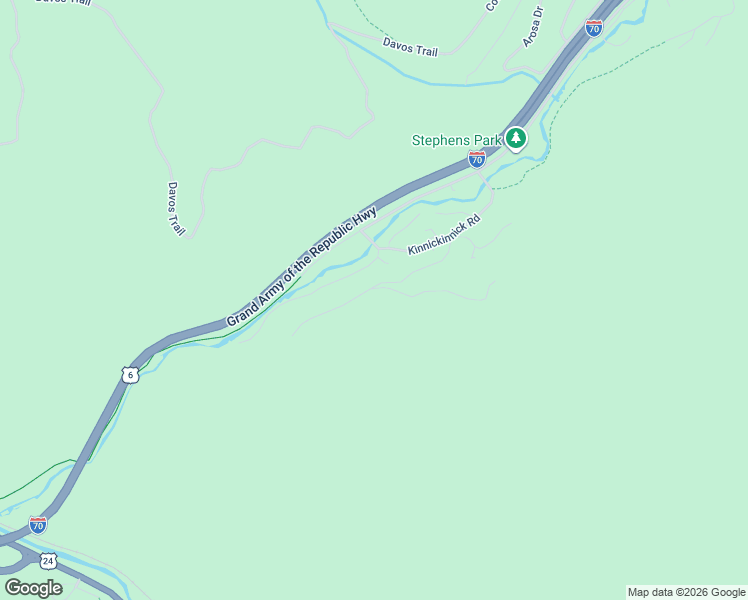 map of restaurants, bars, coffee shops, grocery stores, and more near 2940 Basingdale Boulevard in Vail