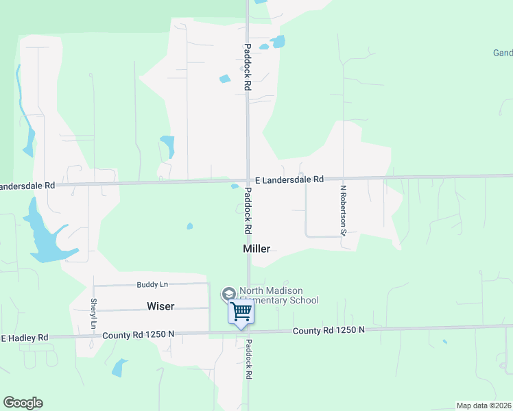 map of restaurants, bars, coffee shops, grocery stores, and more near 12885 Paddock Road in Morgan County