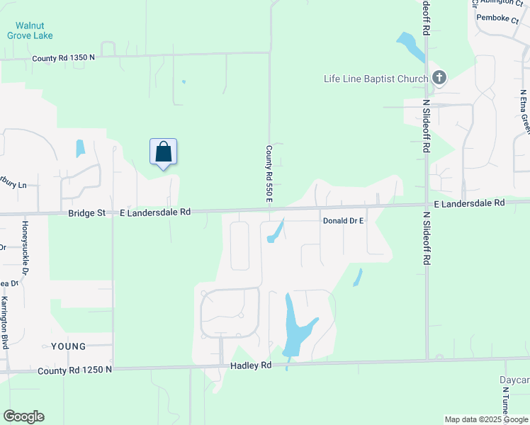 map of restaurants, bars, coffee shops, grocery stores, and more near 5487 East Landersdale Road in Morgan County