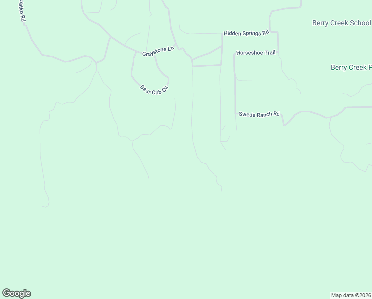 map of restaurants, bars, coffee shops, grocery stores, and more near 420 Ranch Road in Berry Creek