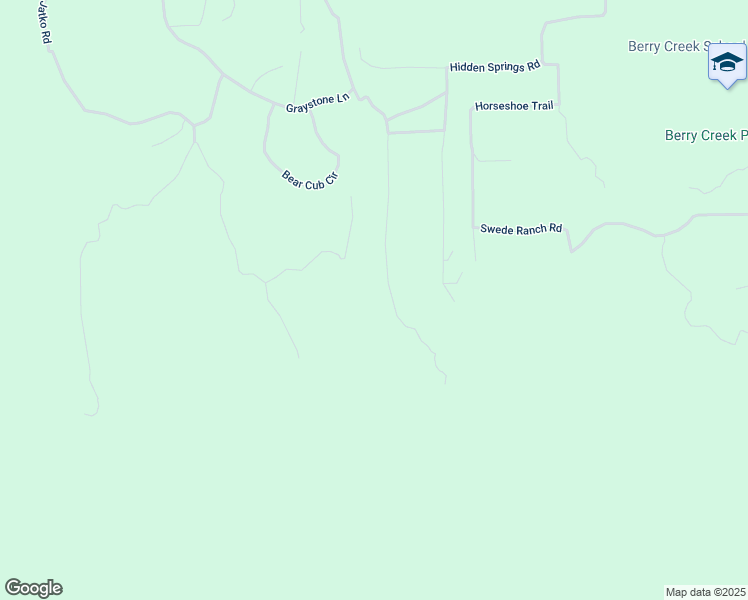 map of restaurants, bars, coffee shops, grocery stores, and more near 420 Ranch Road in Berry Creek