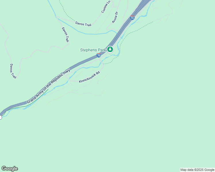 map of restaurants, bars, coffee shops, grocery stores, and more near 2701 Snowberry Drive in Vail