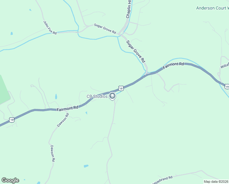 map of restaurants, bars, coffee shops, grocery stores, and more near 2274 Fairmont Road in Morgantown