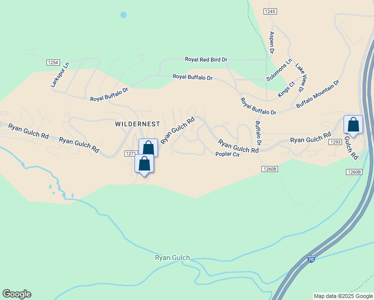 map of restaurants, bars, coffee shops, grocery stores, and more near 73 Burgundy Circle in Silverthorne