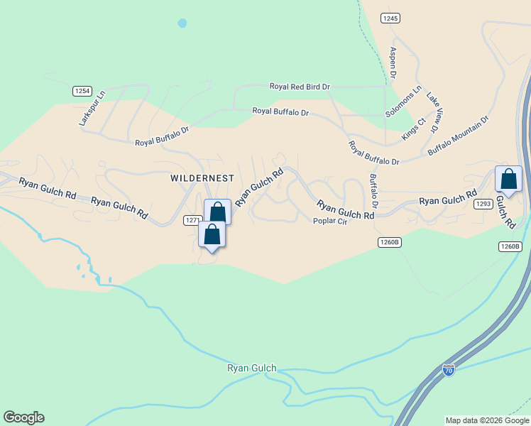 map of restaurants, bars, coffee shops, grocery stores, and more near 73 Burgundy Circle in Silverthorne