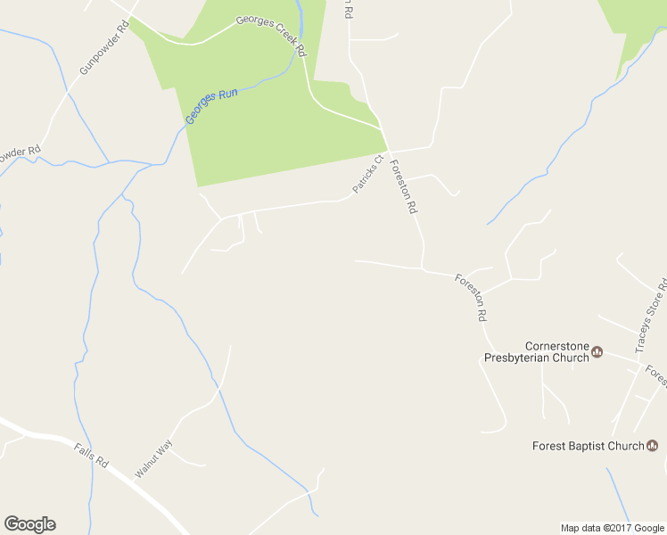 map of restaurants, bars, coffee shops, grocery stores, and more near 17956 Foreston Road in Parkton