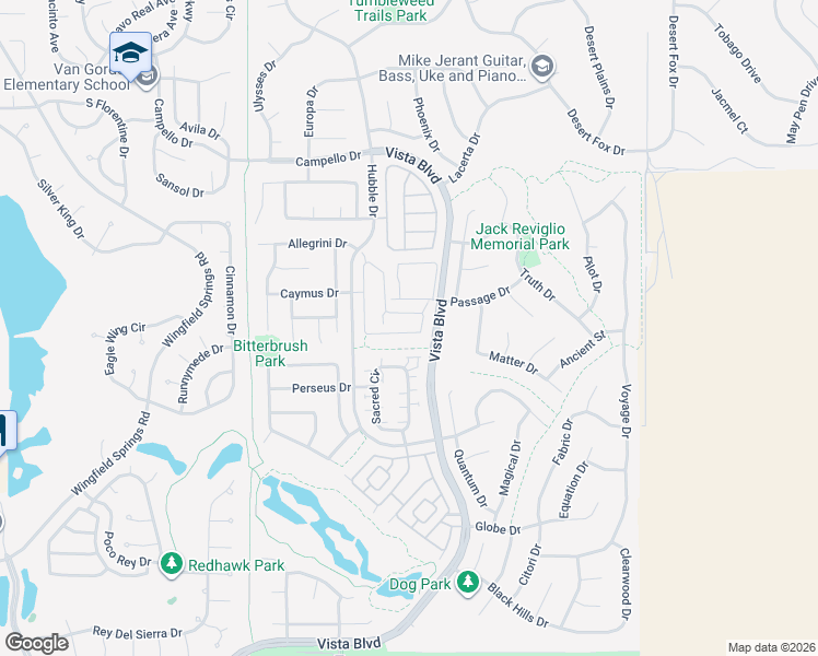 map of restaurants, bars, coffee shops, grocery stores, and more near 3954 Hazy Swale Way in Sparks