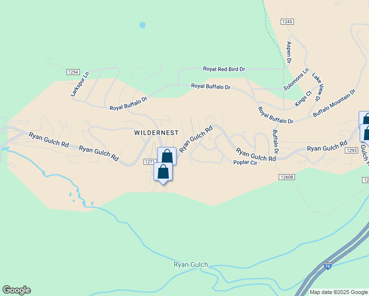 map of restaurants, bars, coffee shops, grocery stores, and more near 124 Burgundy Circle in Silverthorne
