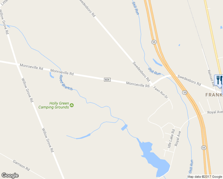 map of restaurants, bars, coffee shops, grocery stores, and more near 2002 Monroeville Road in Franklin