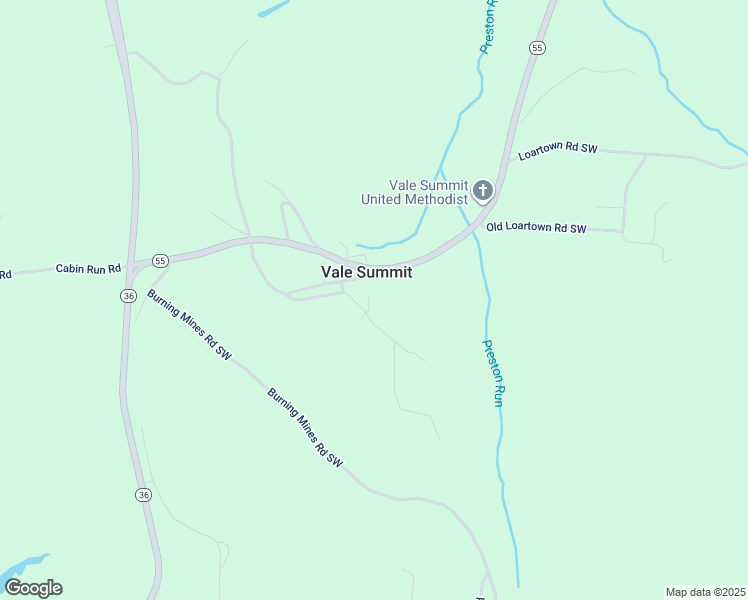 map of restaurants, bars, coffee shops, grocery stores, and more near 12814 Parker Hill Road in Frostburg