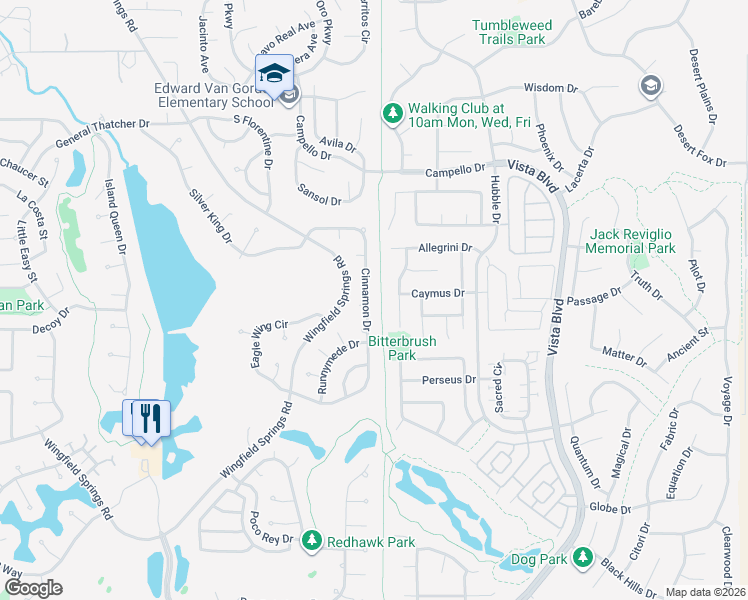 map of restaurants, bars, coffee shops, grocery stores, and more near 7085 Jermann Drive in Sparks