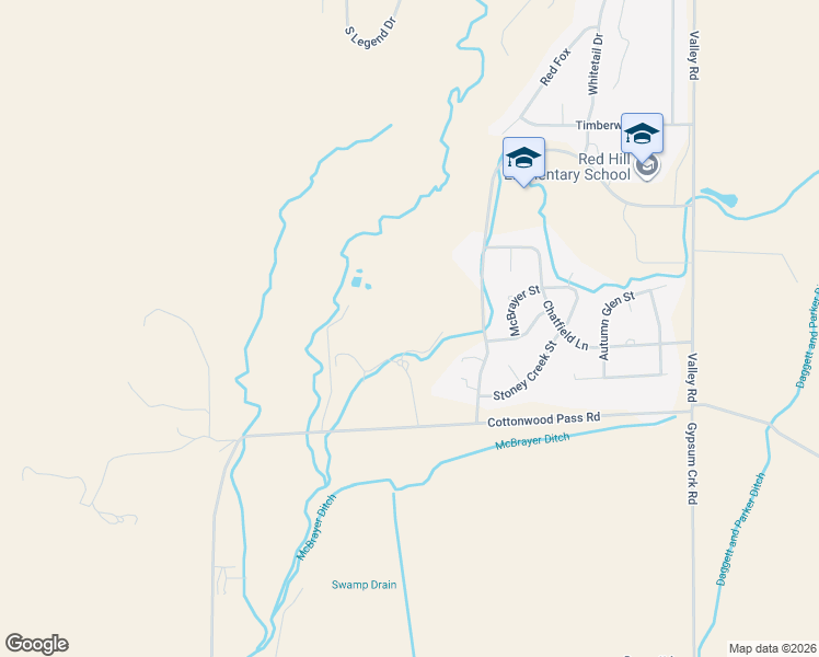 map of restaurants, bars, coffee shops, grocery stores, and more near 799 Cottonwood Pass Road in Gypsum