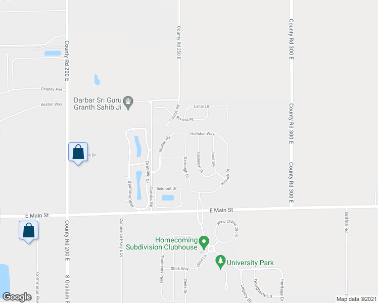 map of restaurants, bars, coffee shops, grocery stores, and more near 267 Darrough Drive in Greenwood