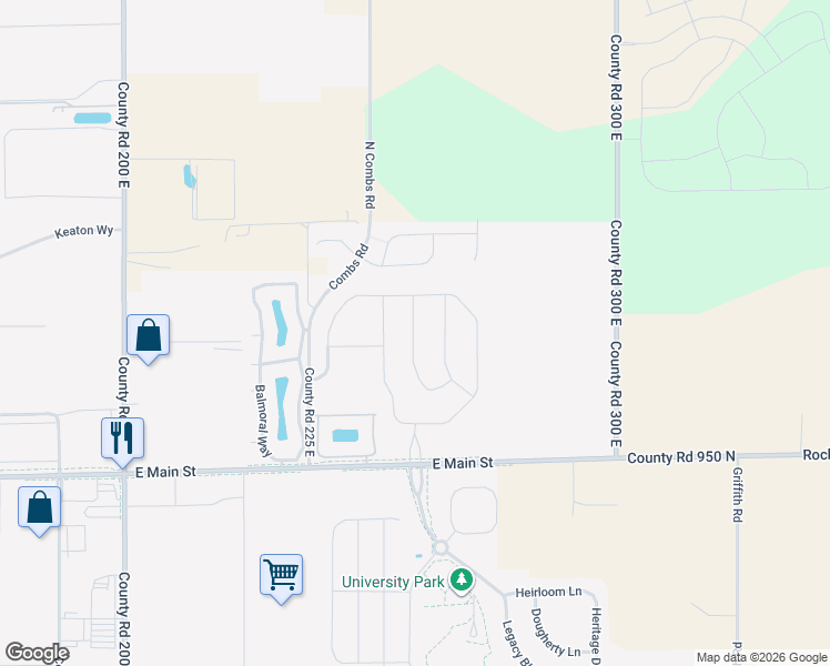 map of restaurants, bars, coffee shops, grocery stores, and more near 251 Caplinger Place in Greenwood