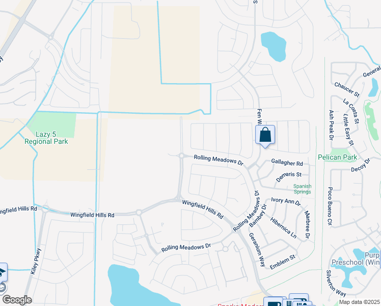 map of restaurants, bars, coffee shops, grocery stores, and more near 7000 Rolling Meadows Drive in Sparks