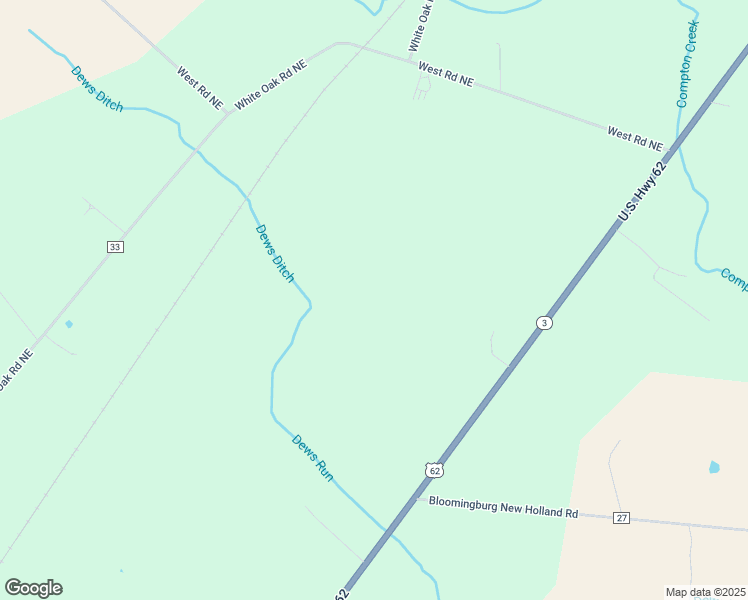 map of restaurants, bars, coffee shops, grocery stores, and more near 7419 U.S. 62 in Washington Court House