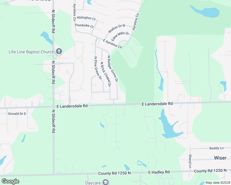 map of restaurants, bars, coffee shops, grocery stores, and more near 13103 North Brick Chapel Drive in Morgan County
