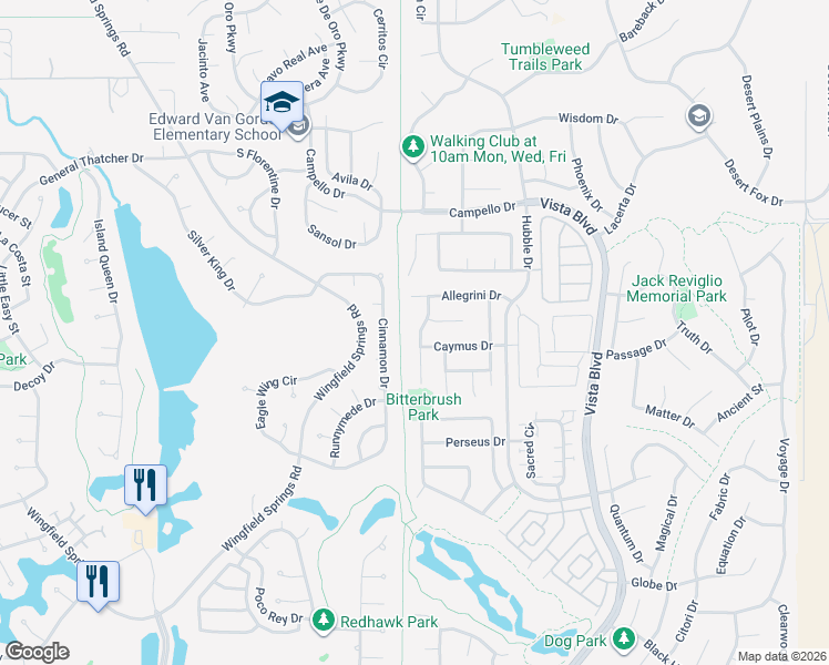 map of restaurants, bars, coffee shops, grocery stores, and more near 7085 Jermann Drive in Sparks