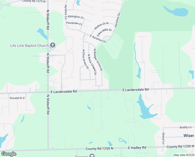 map of restaurants, bars, coffee shops, grocery stores, and more near 13103 North Brick Chapel Drive in Morgan County
