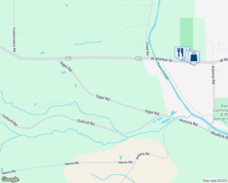 map of restaurants, bars, coffee shops, grocery stores, and more near 11755 Sigel Road in Germantown