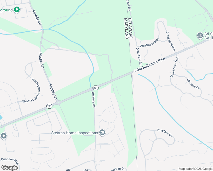 map of restaurants, bars, coffee shops, grocery stores, and more near 632 Red Hill Road in Elkton