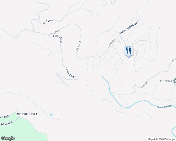 map of restaurants, bars, coffee shops, grocery stores, and more near 76 Cimarron Trail in Edwards