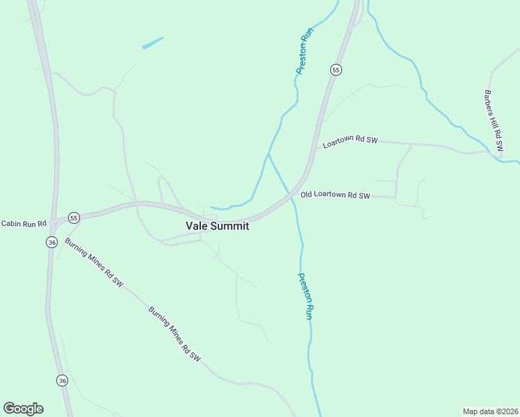 map of restaurants, bars, coffee shops, grocery stores, and more near 12639 Vale Summit Road Southwest in Frostburg