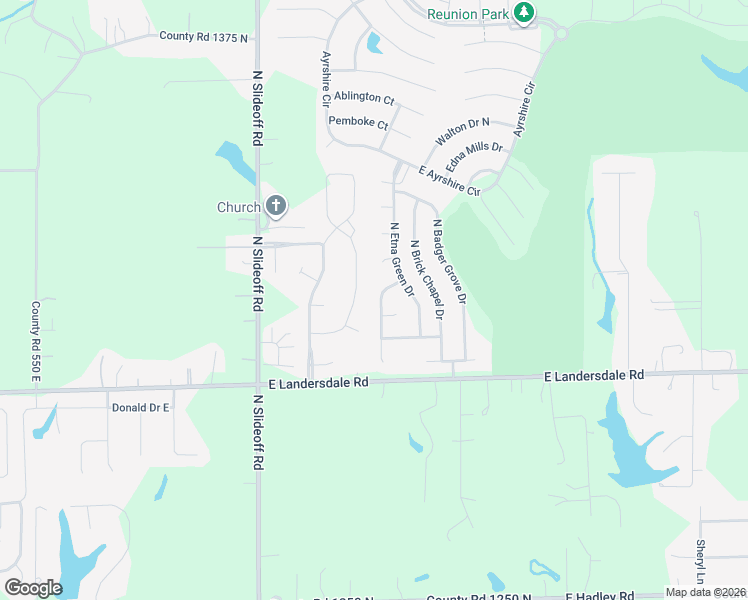 map of restaurants, bars, coffee shops, grocery stores, and more near 13186 North Becks Grove Drive in Morgan