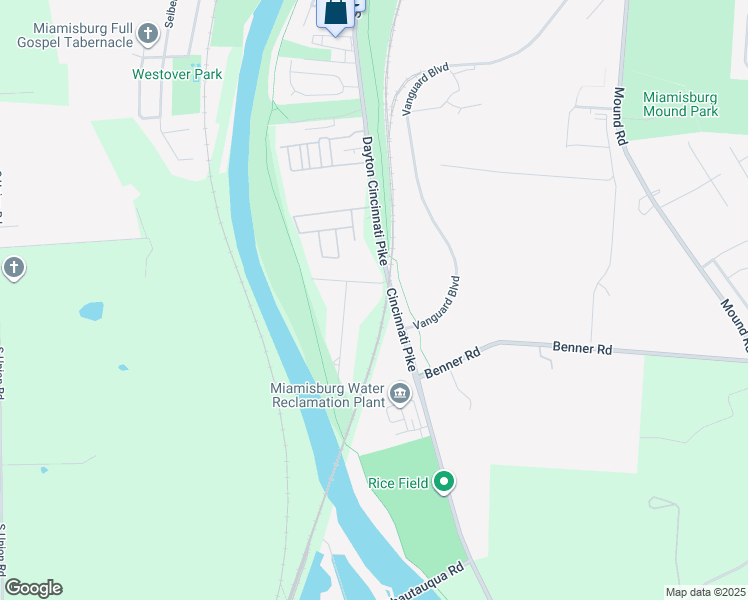 map of restaurants, bars, coffee shops, grocery stores, and more near 6242 Saxony Road in Miamisburg