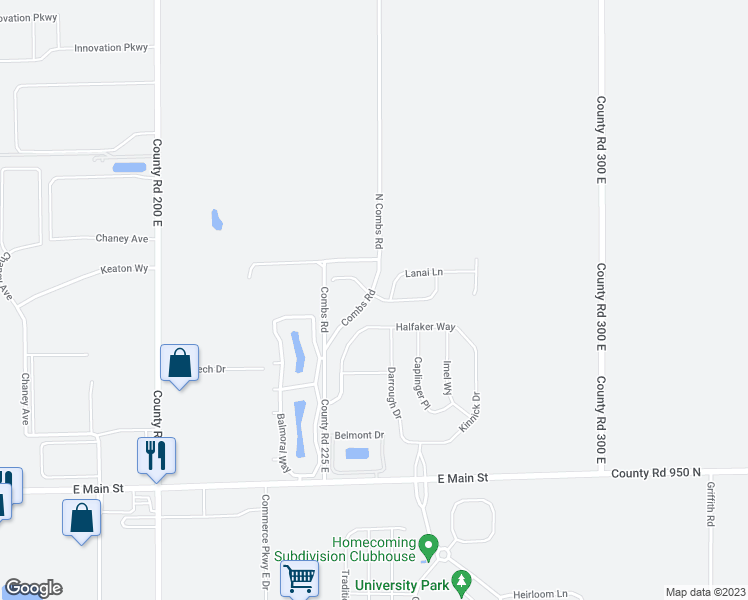 map of restaurants, bars, coffee shops, grocery stores, and more near 527 North Combs Road in Greenwood