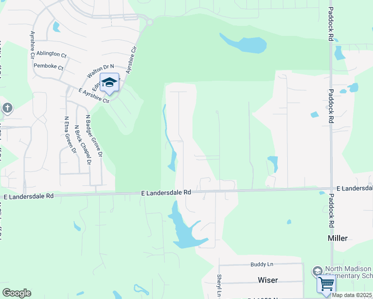 map of restaurants, bars, coffee shops, grocery stores, and more near 13191 Northwood Drive in Morgan County