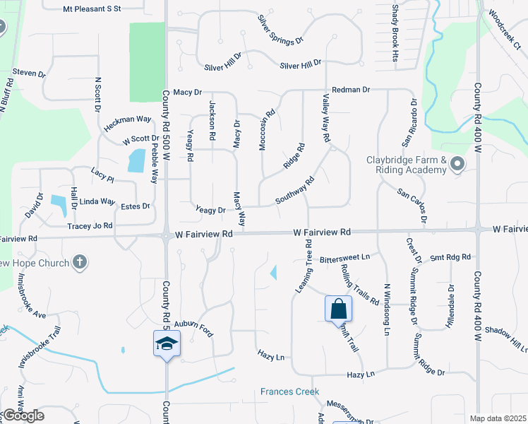 map of restaurants, bars, coffee shops, grocery stores, and more near 10 Southway Place in Greenwood