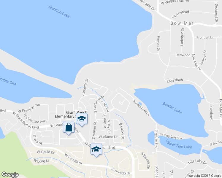 map of restaurants, bars, coffee shops, grocery stores, and more near 6001 West Progress Avenue in Denver