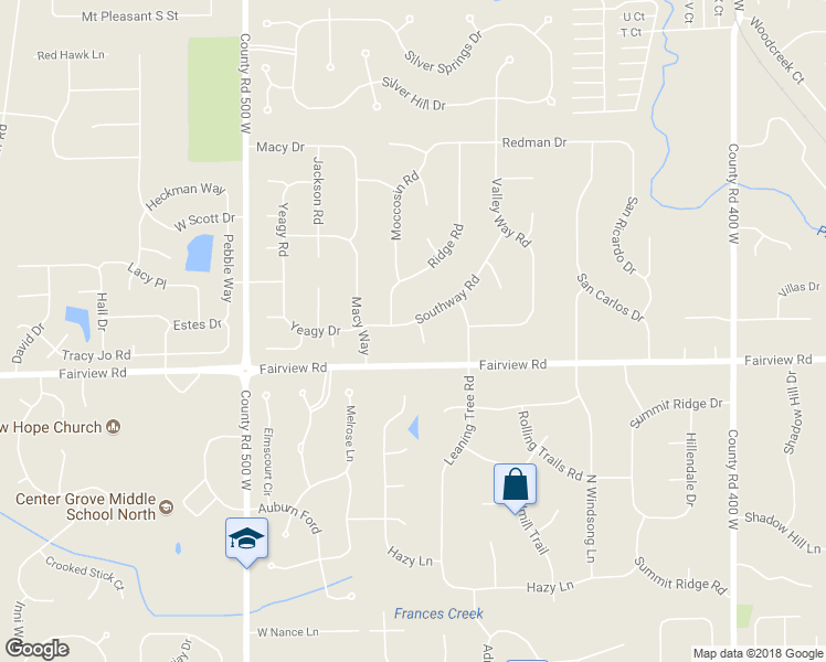 map of restaurants, bars, coffee shops, grocery stores, and more near 10 Southway Place in Greenwood