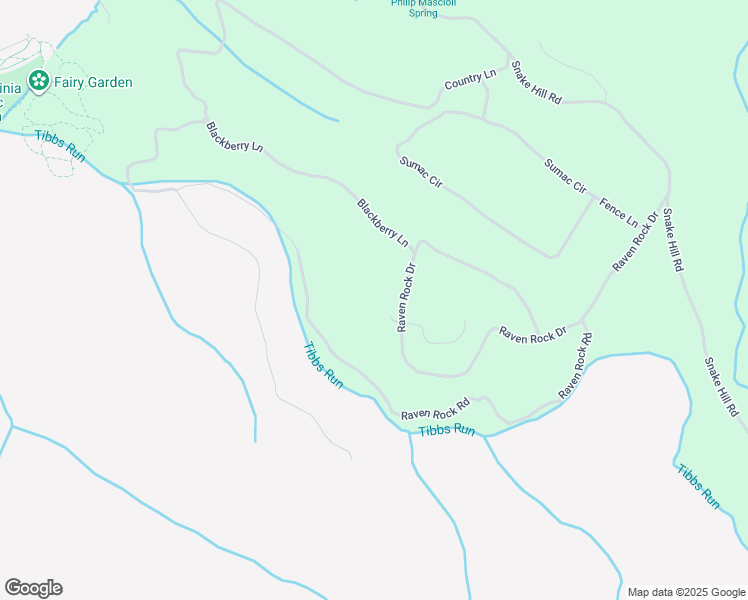 map of restaurants, bars, coffee shops, grocery stores, and more near 403 Raven Rock Drive in Morgantown