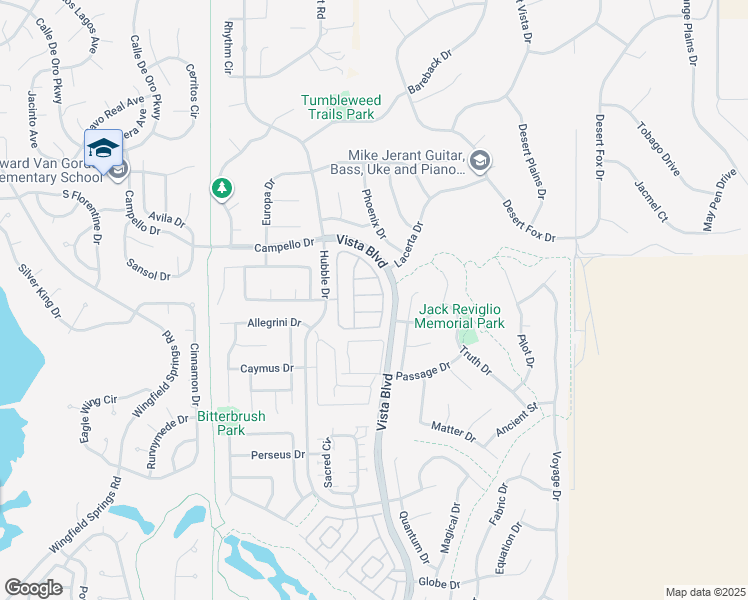 map of restaurants, bars, coffee shops, grocery stores, and more near 3983 White Oak Lane in Sparks