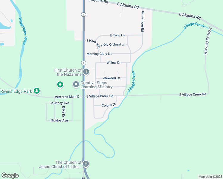 map of restaurants, bars, coffee shops, grocery stores, and more near 703 Brookshire Drive in Connersville