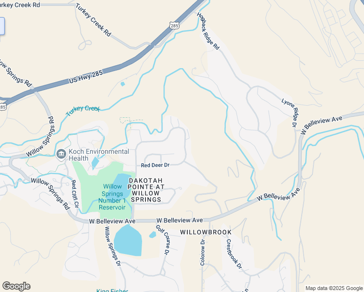 map of restaurants, bars, coffee shops, grocery stores, and more near 15667 Weaver Gulch Drive in Morrison