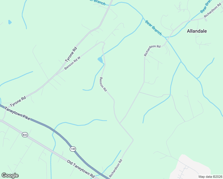 map of restaurants, bars, coffee shops, grocery stores, and more near 1845 Benson Road in Westminster