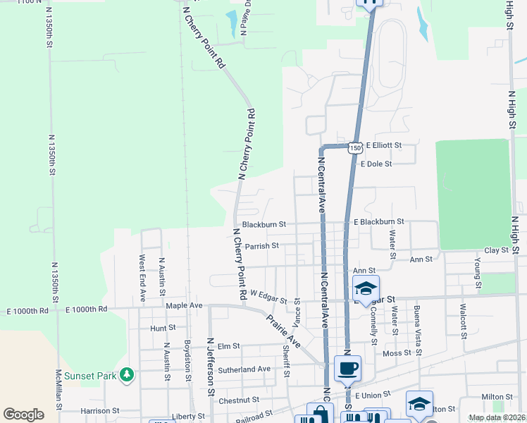 map of restaurants, bars, coffee shops, grocery stores, and more near 335 Tiffany Lane in Paris