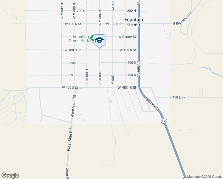 map of restaurants, bars, coffee shops, grocery stores, and more near 211 West 400 South Street in Fountain Green