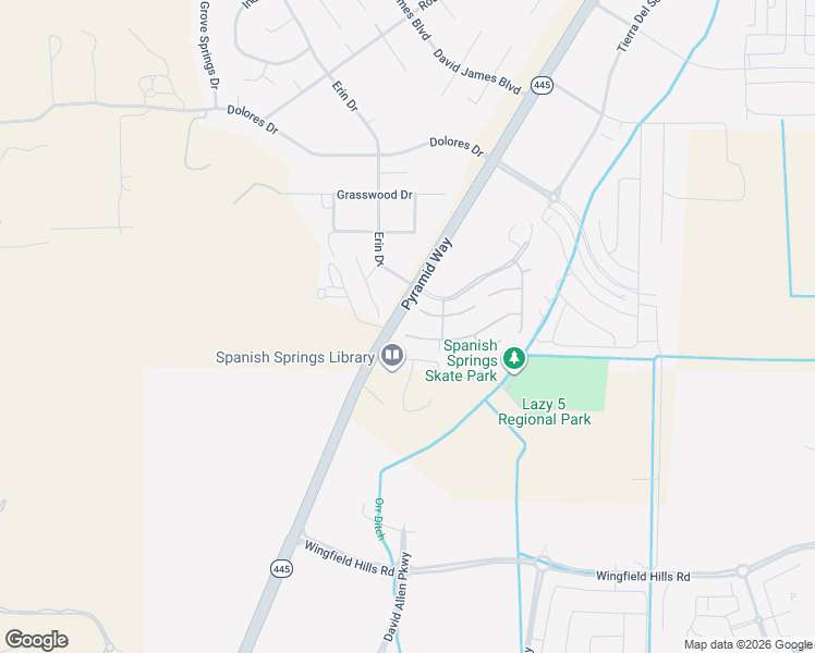map of restaurants, bars, coffee shops, grocery stores, and more near 1070 Serena Springs Ct in Sparks
