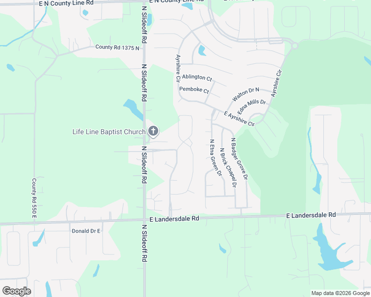 map of restaurants, bars, coffee shops, grocery stores, and more near 13163 North Departure Boulevard East in Morgan County