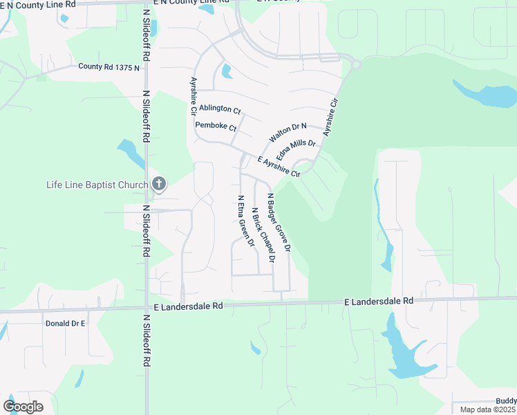 map of restaurants, bars, coffee shops, grocery stores, and more near 13337 North Brick Chapel Drive in Morgan County