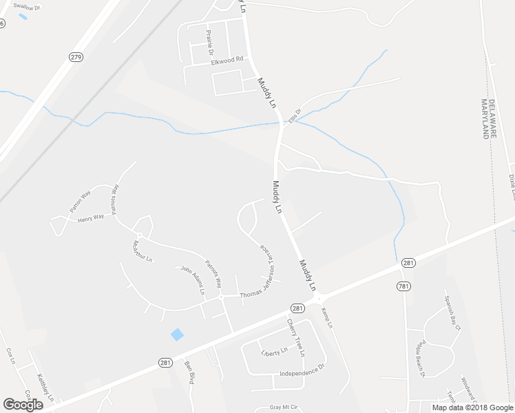 map of restaurants, bars, coffee shops, grocery stores, and more near 133 Thomas Jefferson Terrace in Elkton