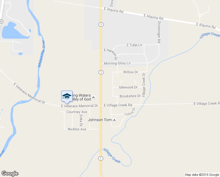 map of restaurants, bars, coffee shops, grocery stores, and more near 1041 East Hanson Drive in Connersville