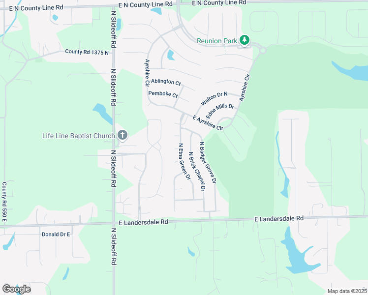 map of restaurants, bars, coffee shops, grocery stores, and more near 13311 N Etna Green Dr in Camby