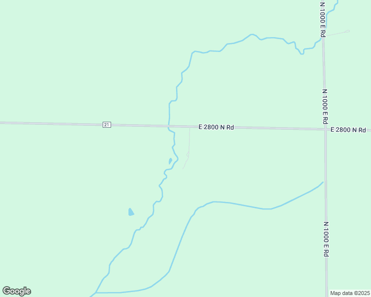 map of restaurants, bars, coffee shops, grocery stores, and more near 932 East 2800 North Road in Moweaqua