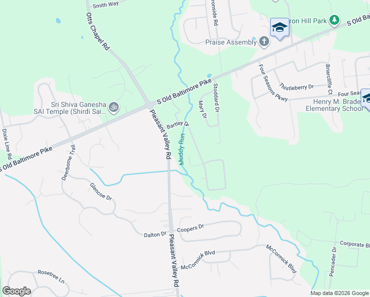 map of restaurants, bars, coffee shops, grocery stores, and more near 6 Nicole Court in Newark
